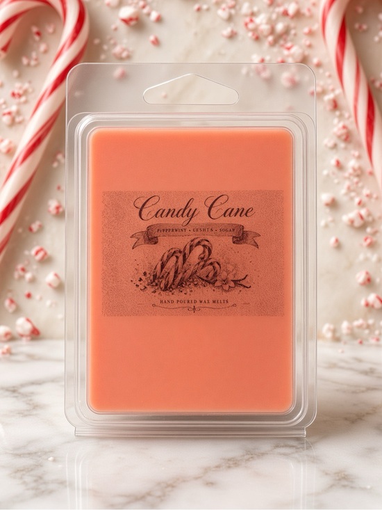 Hand Crafted Other - Candy Cane Peppermint Vanilla Wax Melts Hand Poured
